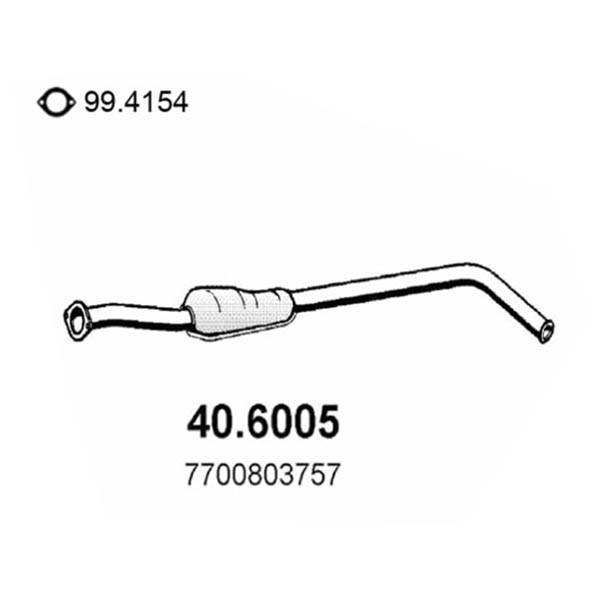 40.6005 S C RNLT CLIO 1.2i-1.4i 5/90 91