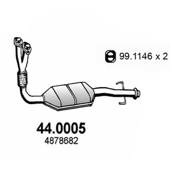 44.0005 CAT SAAB 9-3 2.0i 98