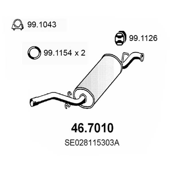 46.7010 S P SEAT MARBELLA 850L/900L/GL/