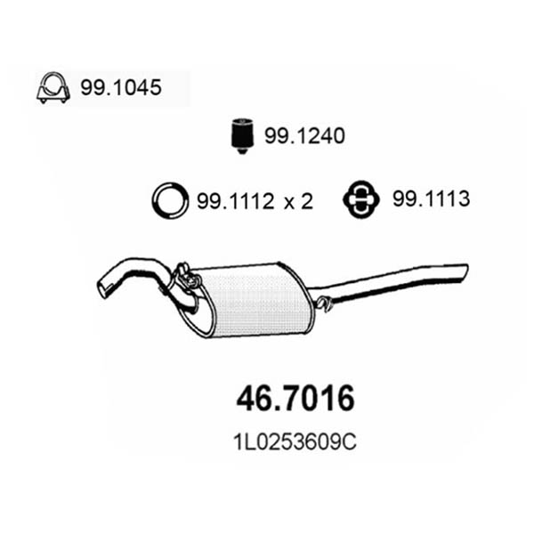 46.7016 S P SEAT TOLEDO 1.6 91