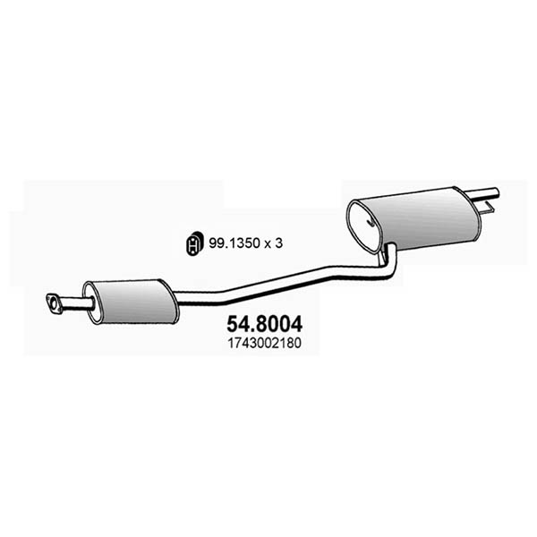 54.8004 GR S TOY AVENSIS 1.6i S.W. 97