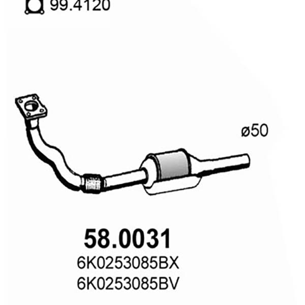 58.0031 CAT VW POLO 1.6i 12/95