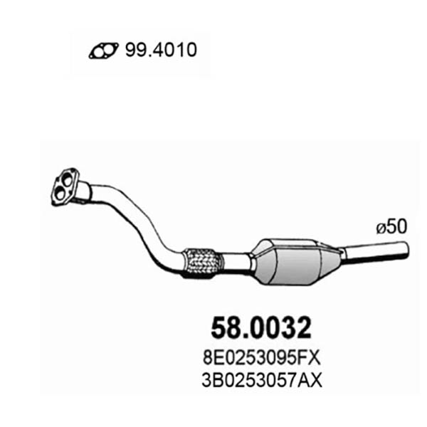 58.0032 CAT VW PASSAT 1.6 1/1997