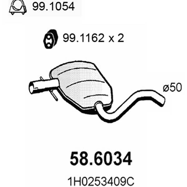 58.6034 S C GOLF III 1.6 2.0- GTI 1.