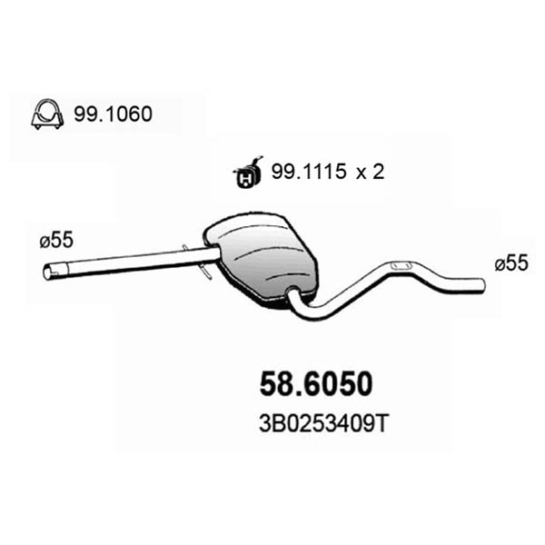 58.6050 S C VW PASSAT 1.8i 20V 1/97