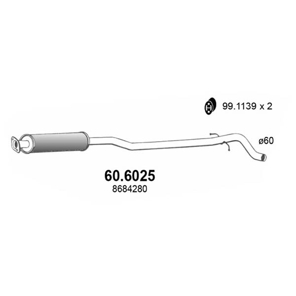 60.6025 SC VOLVO V70 2.4 20V T 03/01>