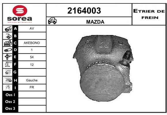 Staffa de freno SEEAC 4164003