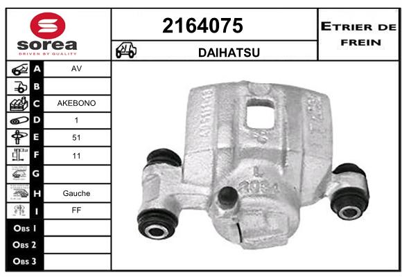 Staffa de freno SEEAC 4164075