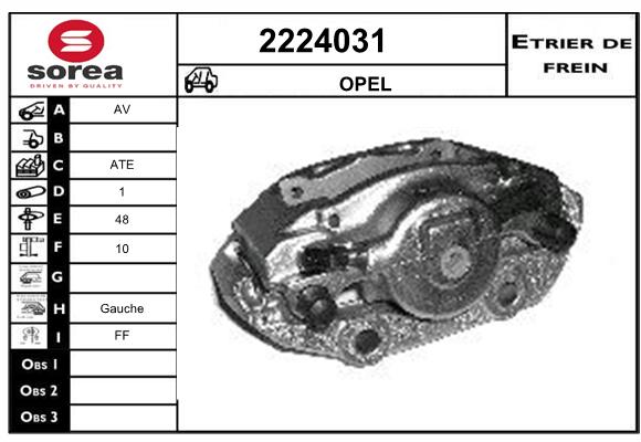 Staffa de freno SEEAC 4224031