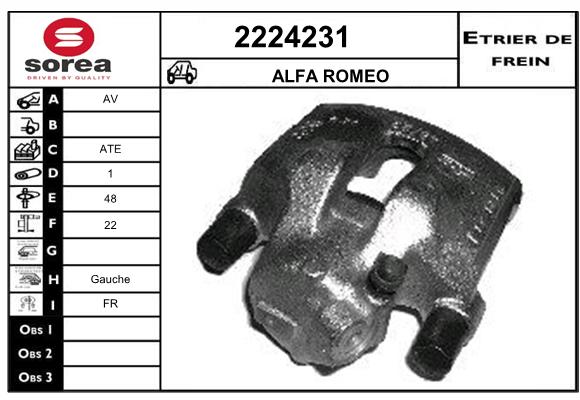 Staffa de freno SEEAC 4224231