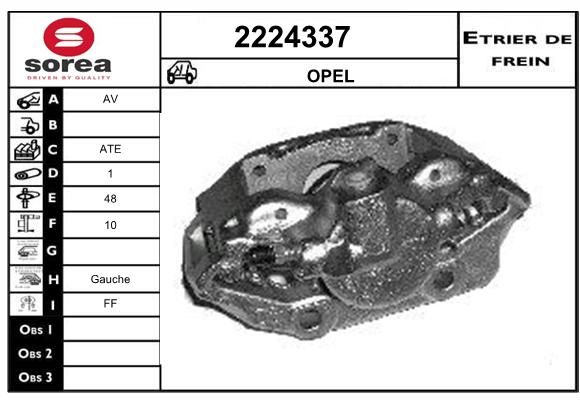 Staffa de freno SEEAC 4224337