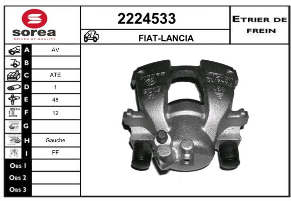 Staffa de freno SEEAC 4224533