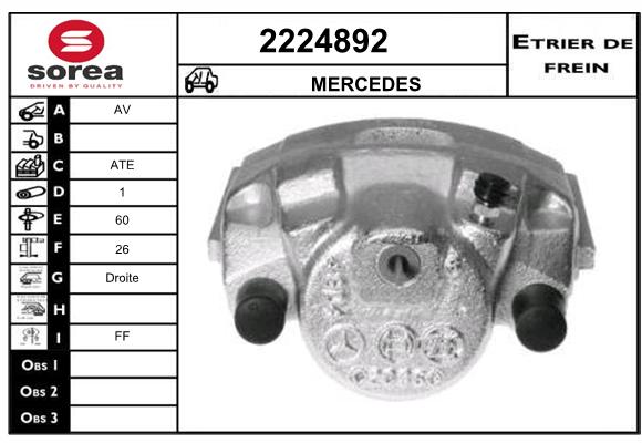 Staffa de freno SEEAC 4224892