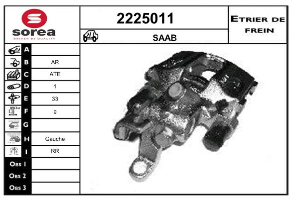 Staffa de freno SEEAC 4225011