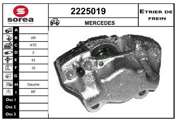 Staffa de freno SEEAC 4225019