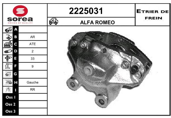 Staffa de freno SEEAC 4225031