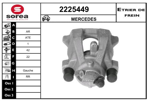 Staffa de freno SEEAC 4225449