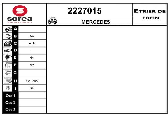 Staffa de freno SEEAC 4227015