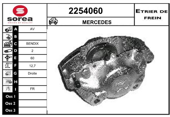 Staffa de freno SEEAC 4254060