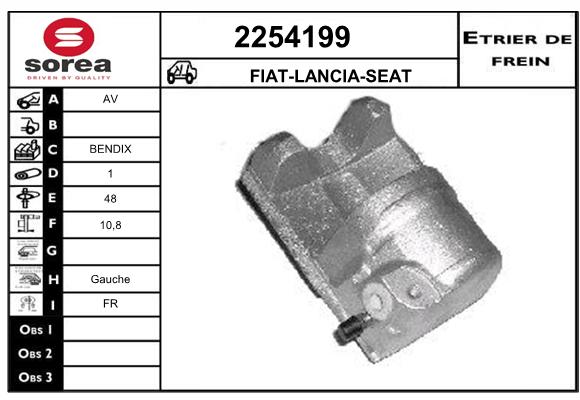 Staffa de freno SEEAC 4254199