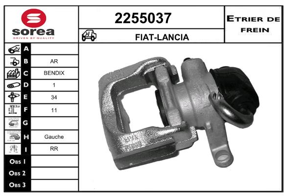 Staffa de freno SEEAC 4255037