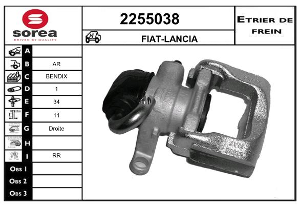 Staffa de freno SEEAC 4255038