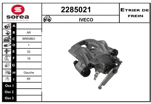 Staffa de freno SEEAC 4285021