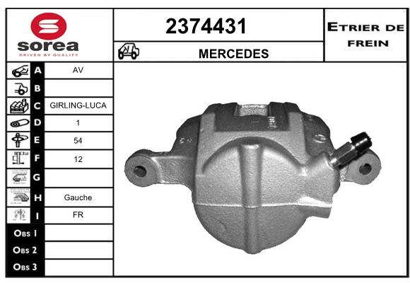 Staffa de freno SEEAC 4374431