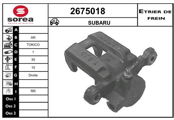 Staffa de freno SEEAC 4675018