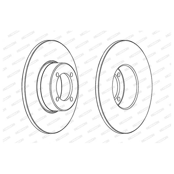 Disco freno LV X2 FERODO DDF082