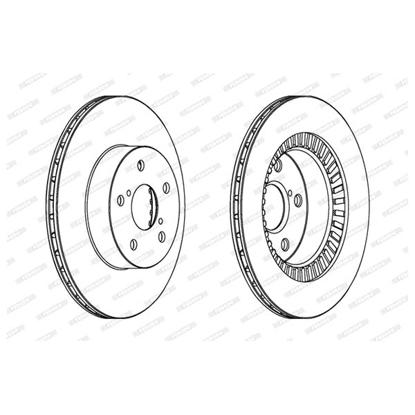 Disco freno LV X2 FERODO DDF1009