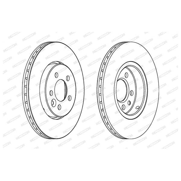 Disco freno LV X2 FERODO DDF1080