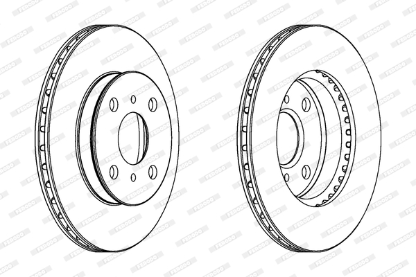 Disco freno LV X2 FERODO DDF1094