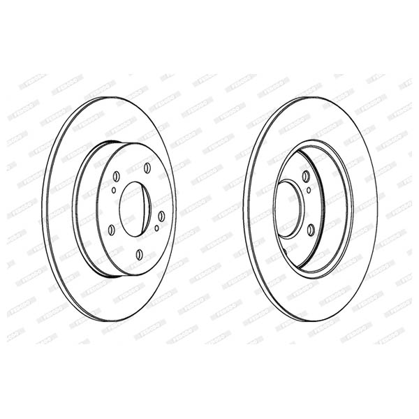 Disco freno LV X2 FERODO DDF1110