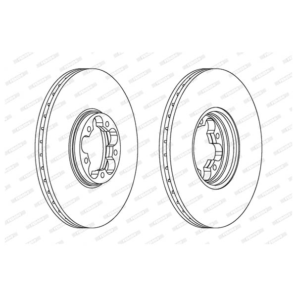 Disco freno LV X2 FERODO DDF1112