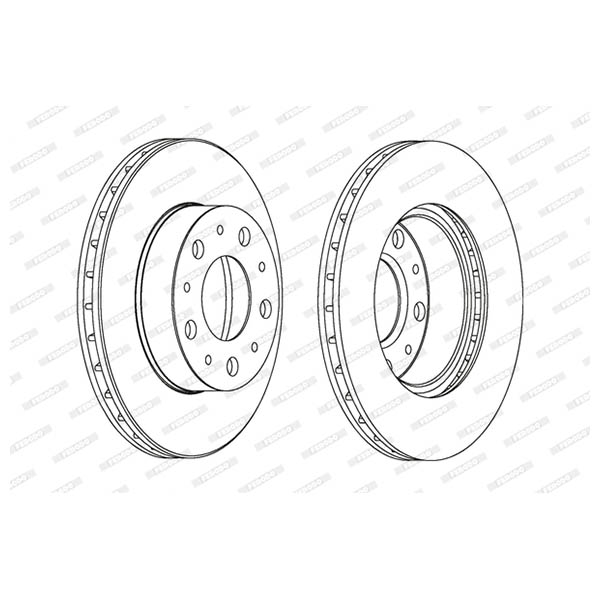 Disco freno LV X2 FERODO DDF1171