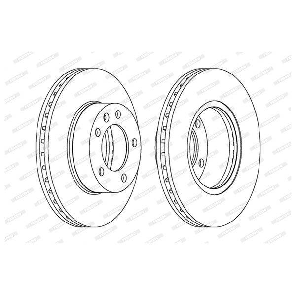 Disco freno LV X2 FERODO DDF1217
