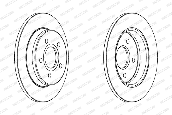 Disco freno LV X2 FERODO DDF1226
