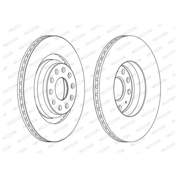 Disco freno LV X2 FERODO DDF1503C