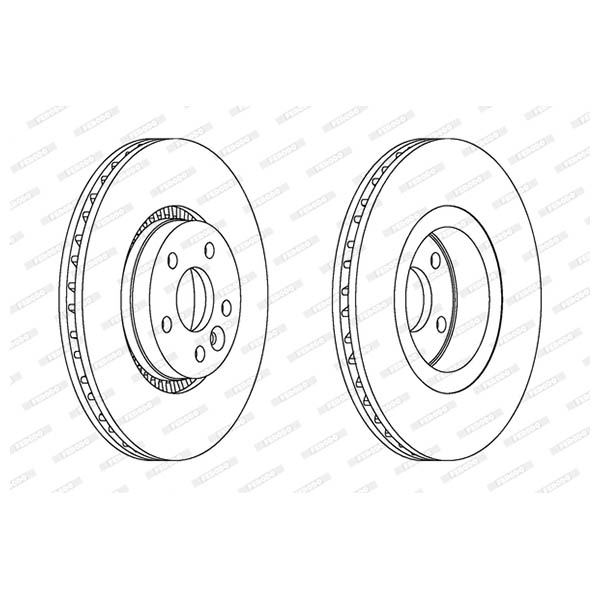 Disco freno LV X2 FERODO DDF1607