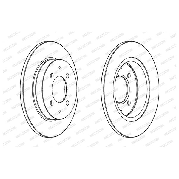 Disco freno LV X2 FERODO DDF1622