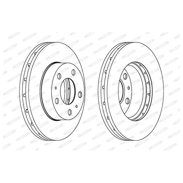 Disco freno LV X2 FERODO DDF1718