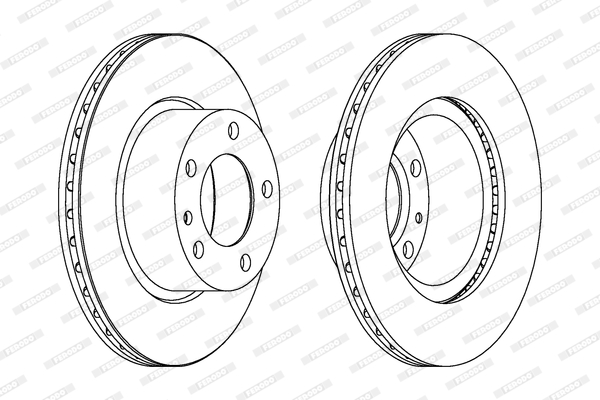 Disco freno LV X2 FERODO DDF173