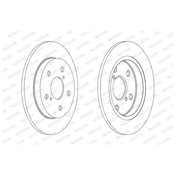 Disco freno LV X2 FERODO DDF1788