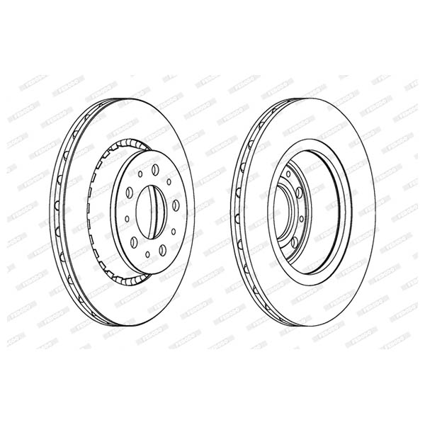 Disco freno LV X2 FERODO DDF194