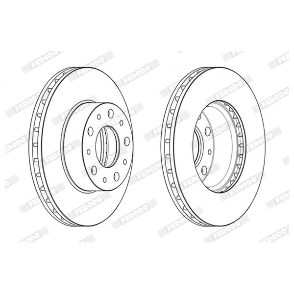 Disco freno LV X2 FERODO DDF2659