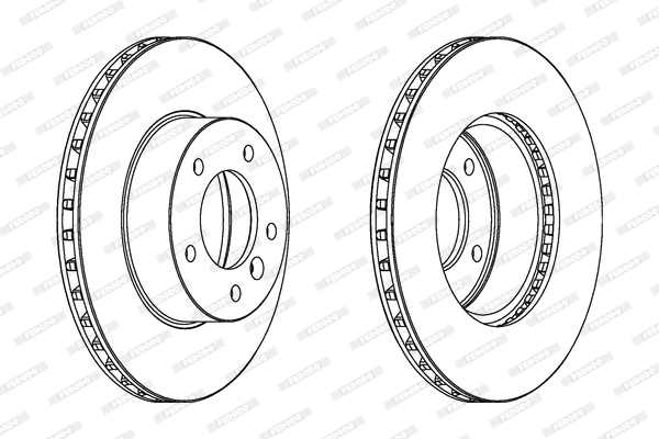 Disco freno LV X2 FERODO DDF295