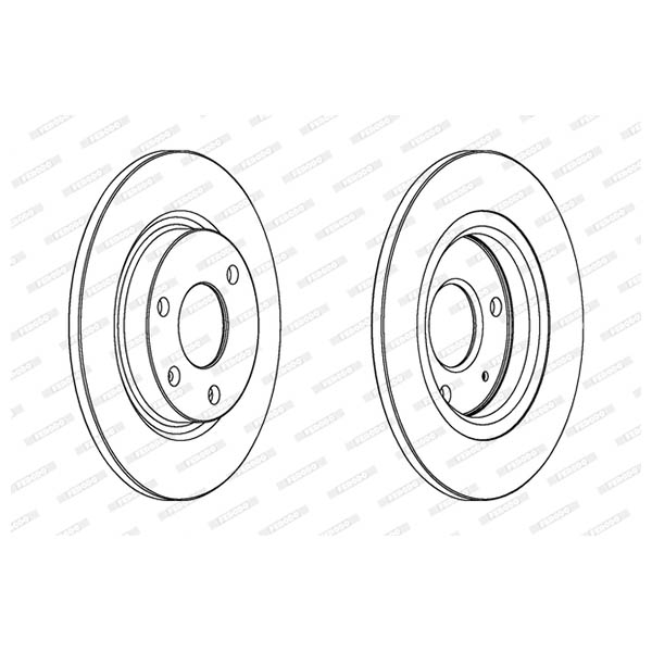 Disco freno LV X2 FERODO DDF335