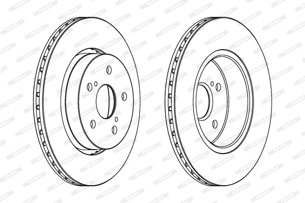 Disco freno LV X2 FERODO DDF793