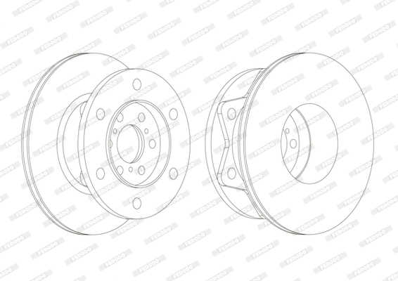 Disco freno VAN X1 FERODO FCR274A (venduto singolarmente)